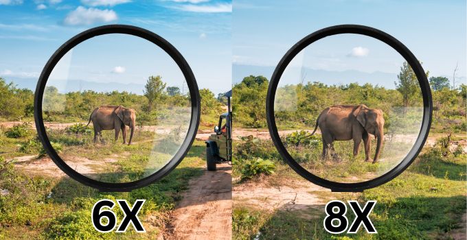 Which binocular magnification is better (8x or 10x)