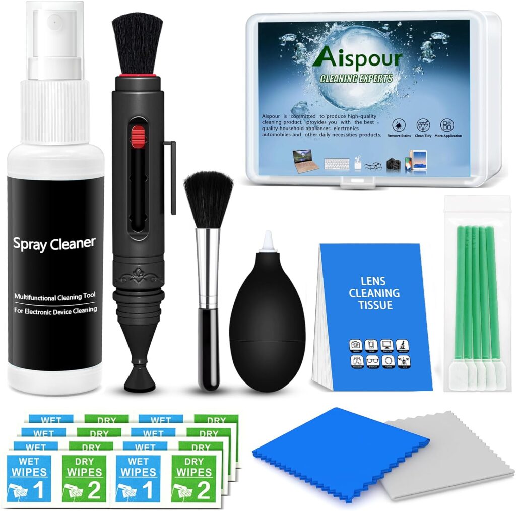 Aispour Camera Lens Cleaning Kit, 10-in-1